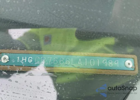 1990 Honda Accord Ex/Ex-R from USA, damaged, VIN 1HGCB7666LA101989